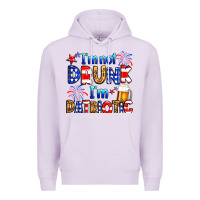Lilac I'm not drunk I'm patriotic Premium Hoodie - Neo Western