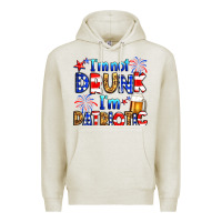 Oatmeal Heather I'm not drunk I'm patriotic Premium Hoodie - Neo Western