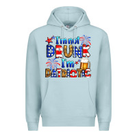 Blue Mist I'm not drunk I'm patriotic Premium Hoodie - Neo Western