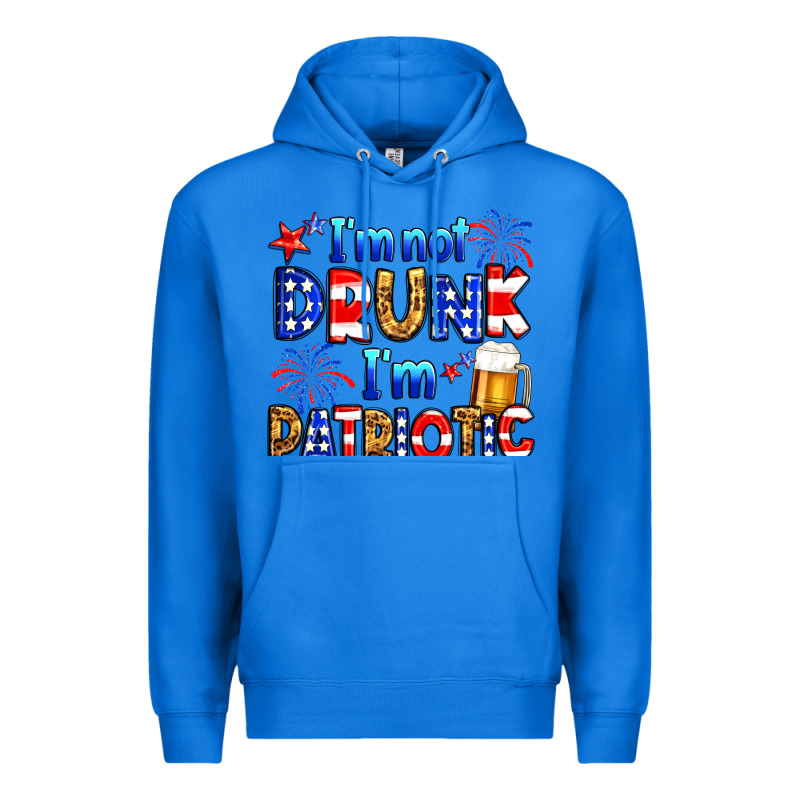 I'm Not Drunk I'm Patriotic Premium Hoodie by Neo Western | Teevron