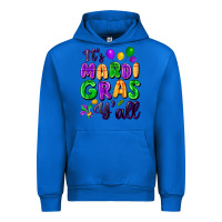 Cobalt it's mardi gras y'all Urban Hoodie - FaDigitalArtStudio