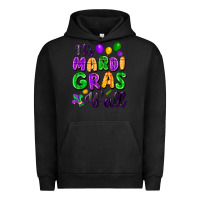 Pigment Black it's mardi gras y'all Urban Hoodie - FaDigitalArtStudio