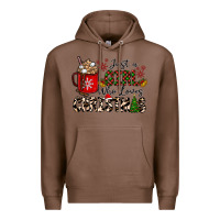 Chestnut just a girl who loves christmas Premium Hoodie - CowhideDigitalArt
