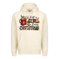Tofu just a girl who loves christmas Premium Hoodie - CowhideDigitalArt
