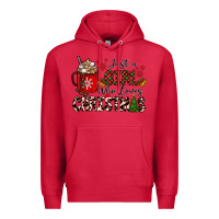 Cardinal just a girl who loves christmas Premium Hoodie - CowhideDigitalArt