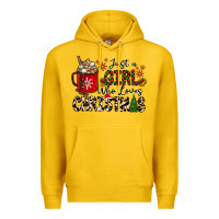 Lemon just a girl who loves christmas Premium Hoodie - CowhideDigitalArt