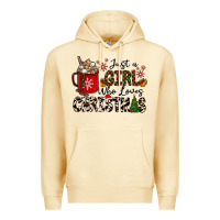 Pina Colada just a girl who loves christmas Premium Hoodie - CowhideDigitalArt