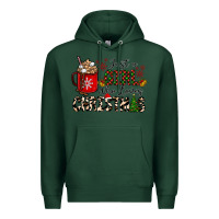 Sports Green just a girl who loves christmas Premium Hoodie - CowhideDigitalArt