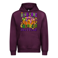 Mauve Wine king cake calories don't count Urban Hoodie - FaDigitalArtStudio