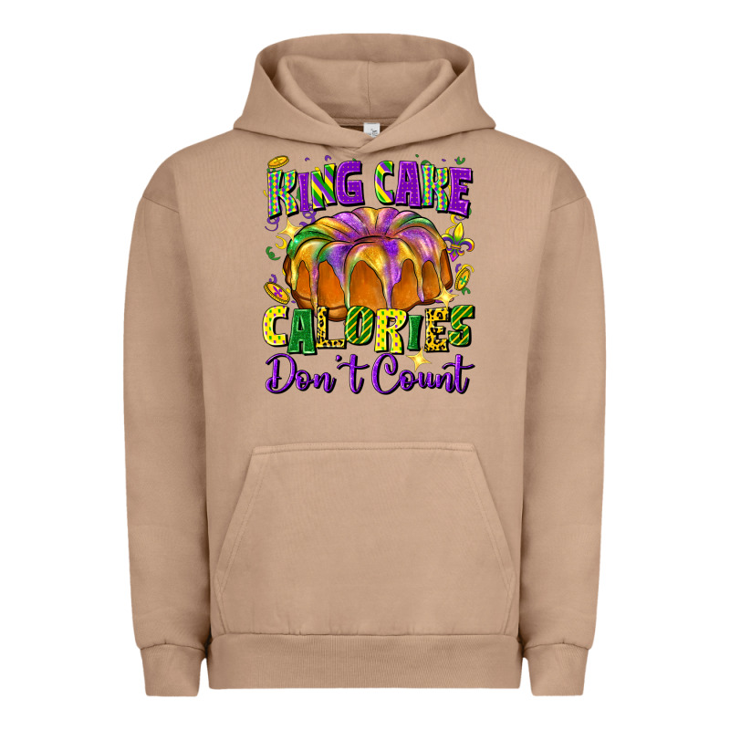 King Cake Calories Don't Count Urban Hoodie by FaDigitalArtStudio | Teevron