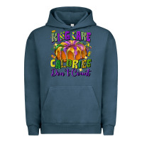 Pigment Midnight Navy king cake calories don't count Urban Hoodie - FaDigitalArtStudio