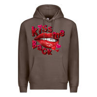 Coffee kiss me back Premium Hoodie - FaDigitalArtStudio