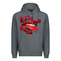 Rock kiss me back Premium Hoodie - FaDigitalArtStudio