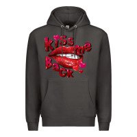 Smoke kiss me back Premium Hoodie - FaDigitalArtStudio