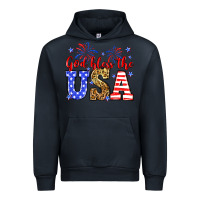 Navy God bless the USA Urban Hoodie - Neo Western