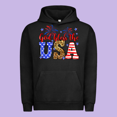 God Bless The Usa Urban Hoodie Designed By Neo Western
