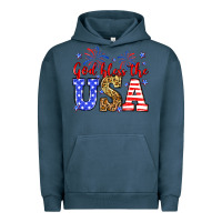 Pigment Midnight Navy God bless the USA Urban Hoodie - Neo Western