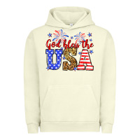 Pigment Pistachio God bless the USA Urban Hoodie - Neo Western