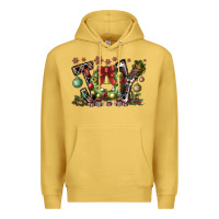 Antique Gold Joy Premium Hoodie - CowhideDigitalArt