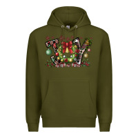 Army Green Joy Premium Hoodie - CowhideDigitalArt
