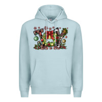 Blue Mist Joy Premium Hoodie - CowhideDigitalArt