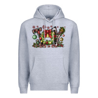 Heather Grey Joy Premium Hoodie - CowhideDigitalArt