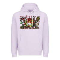 Lilac Joy Premium Hoodie - CowhideDigitalArt