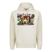 Oatmeal Heather Joy Premium Hoodie - CowhideDigitalArt