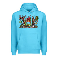Ocean Blue Joy Premium Hoodie - CowhideDigitalArt