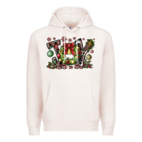 Pale Pink Joy Premium Hoodie - CowhideDigitalArt