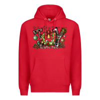 Red Joy Premium Hoodie - CowhideDigitalArt