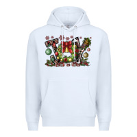 White Joy Premium Hoodie - CowhideDigitalArt