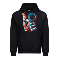 Love 4th Of July Urban Hoodie | Teevron