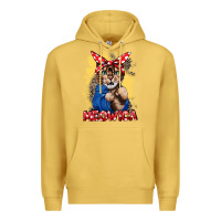 Antique Gold Meowica 4th of july Premium Hoodie - CowGirlArtShop