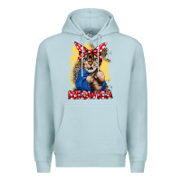 Blue Mist Meowica 4th of july Premium Hoodie - CowGirlArtShop