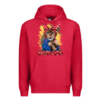 Cardinal Meowica 4th of july Premium Hoodie - CowGirlArtShop