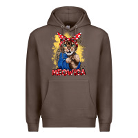 Coffee Meowica 4th of july Premium Hoodie - CowGirlArtShop