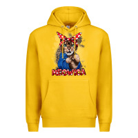 Lemon Meowica 4th of july Premium Hoodie - CowGirlArtShop