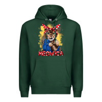 Sports Green Meowica 4th of july Premium Hoodie - CowGirlArtShop