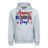 Heather Grey Happy memorial day Urban Hoodie - Neo Western
