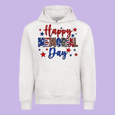 Happy Memorial Day Urban Hoodie Designed By Neo Western