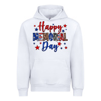 White Happy memorial day Urban Hoodie - Neo Western