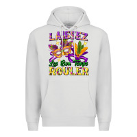 Dove Grey laissez les bon temps rouler Premium Hoodie - FaDigitalArtStudio