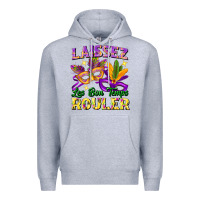 Heather Grey laissez les bon temps rouler Premium Hoodie - FaDigitalArtStudio