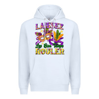 White laissez les bon temps rouler Premium Hoodie - FaDigitalArtStudio