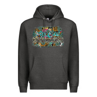 Charcoal Heather hot mom summer Premium Hoodie - SublimationCraftShop