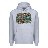 Heather Grey hot mom summer Premium Hoodie - SublimationCraftShop
