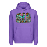 Purple hot mom summer Premium Hoodie - SublimationCraftShop