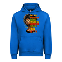 Cobalt juneteenth 1885 because my ancestors weren't free in 1776 black woman Urban Hoodie - HRA Design Shop
