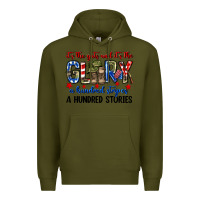 Army Green It's the guts and it's the glory a hundred stripes Premium Hoodie - Neo Western